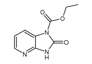 2,3-Dihydro-2-oxo-1H-imidazo[4,5-b]pyridine-1-carboxylic acid ethyl ester Structure