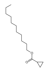 undecyl cyclopropanecarboxylate Structure