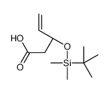 (3S)-3-[tert-butyl(dimethyl)silyl]oxypent-4-enoic acid Structure