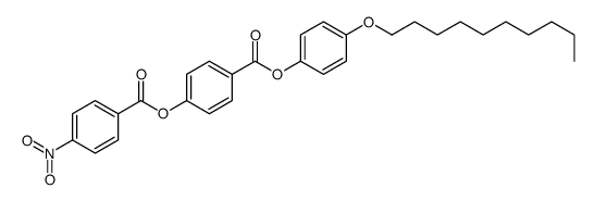 [4-(4-decoxyphenoxy)carbonylphenyl] 4-nitrobenzoate结构式