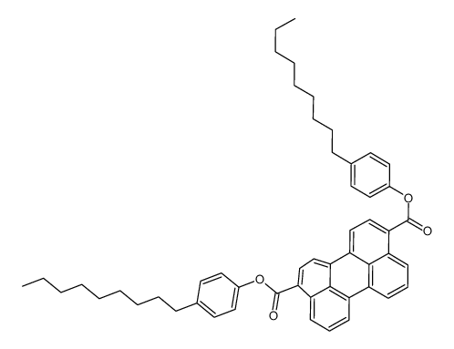 bis(4-nonylphenyl) perylene-3,10-dicarboxylate结构式