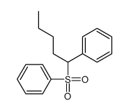 1-(benzenesulfonyl)pentylbenzene结构式