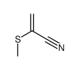 2-methylsulfanylprop-2-enenitrile结构式