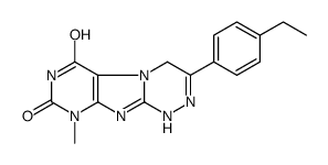 3-(4-ethylphenyl)-9-methyl-1,4-dihydropurino[8,7-c][1,2,4]triazine-6,8-dione Structure