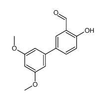 5-(3,5-dimethoxyphenyl)-2-hydroxybenzaldehyde Structure