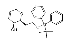 (5S-cis)-5,6-dihydro-6-[2-[[(1,1-dimethylethyl)diphenylsilyl]oxy]ethyl]-2H-pyran-5-ol Structure