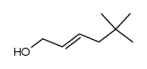 (E)-5,5-dimethylhex-2-en-1-ol结构式