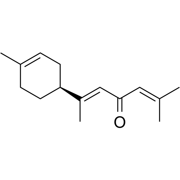 (-)-(E)-α-Atlantone structure