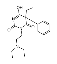 (5R)-1-[2-(diethylamino)ethyl]-5-ethyl-5-phenyl-1,3-diazinane-2,4,6-trione结构式