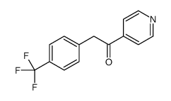 1-pyridin-4-yl-2-[4-(trifluoromethyl)phenyl]ethanone结构式