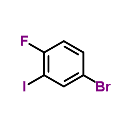 4-Bromo-1-fluoro-2-iodobenzene structure