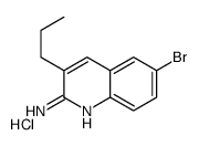 2-Amino-6-bromo-3-propylquinoline hydrochloride结构式