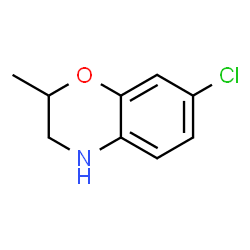 7-Chloro-2-methyl-3,4-dihydro-2H-1,4-benzoxazine结构式