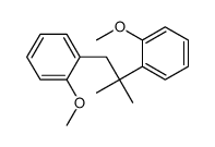 1-methoxy-2-[1-(2-methoxyphenyl)-2-methylpropan-2-yl]benzene结构式