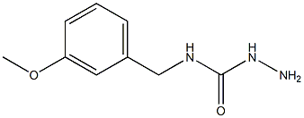 N-(3-Methoxybenzyl)hydrazinecarboxamide结构式