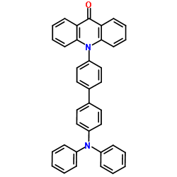 10-[4'-(二苯基氨基)联苯-4-基]-9(10H)-吖啶酮结构式