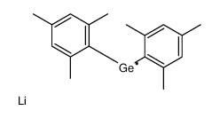 bis(2,4,6-trimethylphenyl)-λ3-germane,lithium结构式