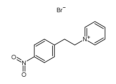 N-(2-(4-nitrophenyl)ethyl)pyridinium bromide Structure