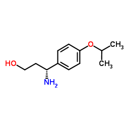 (3R)-3-Amino-3-(4-isopropoxyphenyl)-1-propanol Structure