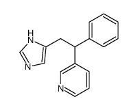 Pyridine, 3-(2-(1H-imidazol-4-yl)-1-phenylethyl)- structure