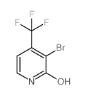 3-溴-2-羟基-4-(三氟甲基)吡啶结构式