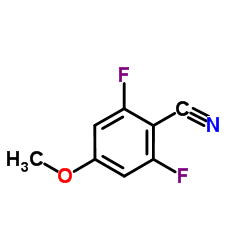 2,6-二氟对甲氧基苯腈结构式