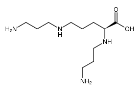 Nα,Nδ-bis(3-aminopropyl)-L-ornithine Structure