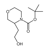 (R)-N-BOC-3-(2-HYDROXYETHYL)MORPHOLINE structure