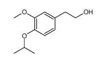 2-(4-isopropoxy-3-methoxyphenyl)ethanol Structure