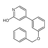 4-(3-phenylmethoxyphenyl)-1H-pyridin-2-one Structure