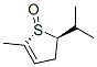 Thiophene, 2,3-dihydro-5-methyl-2-(1-methylethyl)-, 1-oxide, trans- (9CI) Structure