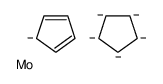 cyclopenta-1,3-diene,cyclopentane,molybdenum dihydride结构式