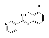 N-(3-chloro-2-methylphenyl)nicotinamide Structure