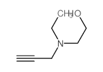 2-(ethyl-prop-2-ynyl-amino)ethanol Structure