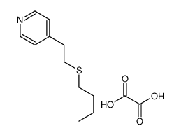 4-(2-butylsulfanylethyl)pyridine,oxalic acid结构式