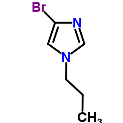 4-Bromo-1-(n-propyl)imidazole结构式