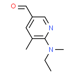 6-(ethyl(Methyl)amino)-5-Methylnicotinaldehyde结构式