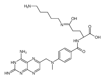 N-(5-Aminopentyl) Methotrexate Amide结构式