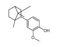 (exo)-2-methoxy-4-(1,7,7-trimethylbicyclo[2.2.1]hept-2-yl)phenol结构式