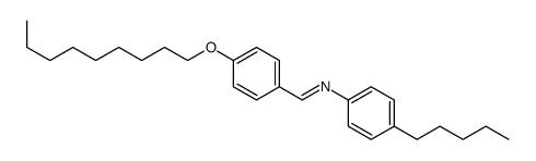 1-(4-nonoxyphenyl)-N-(4-pentylphenyl)methanimine结构式