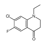 7-chloro-1-ethyl-6-fluoro-2,3-dihydroquinolin-4-one Structure