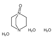 4-oxido-1-aza-4-azoniabicyclo[2.2.2]octane,trihydrate Structure