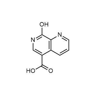 8-羟基-1,7-萘啶-5-羧酸结构式