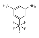 5-(Pentafluoro-λ6-sulfanyl)-1,3-benzenediamine结构式