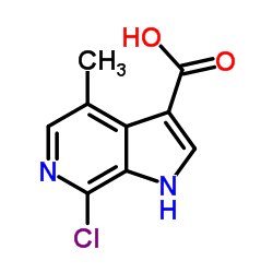 7-Chloro-4-methyl-1H-pyrrolo[2,3-c]pyridine-3-carboxylic acid图片