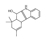 7,7,9-trimethyl-6,6a,8,10a-tetrahydro-5H-indeno[2,3-b]indol-6-ol结构式