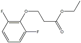 Ethyl 3-(2,6-difluoro-phenoxy)propanoate Structure