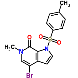 4-溴-6-甲基-1-(4-甲基苯磺酰)-1H,6H,7H-吡咯并[2,3-c]吡啶-7-酮图片