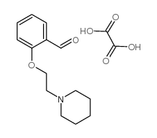2-(2-哌啶-1-基乙氧基)苯甲醛结构式