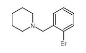 1-(2-溴苄基)哌啶结构式